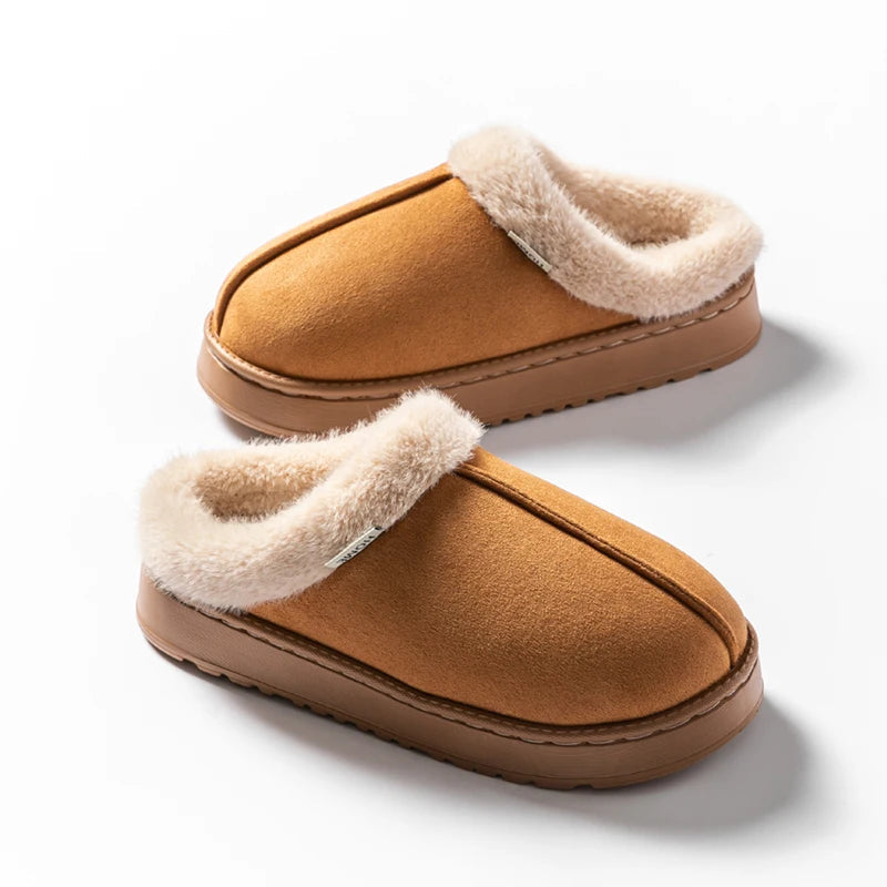 Chaussons d'Hiver Doux - Confort Luxueux en Peluche pour Intérieur