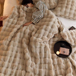 Couverture Douce en Peluche - Confort et Chaleur Inégalés