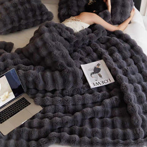 Couverture Douce en Peluche - Confort et Chaleur Inégalés