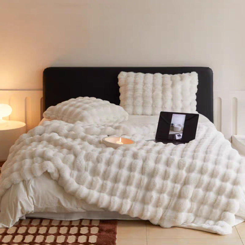 Couverture Douce en Peluche - Confort et Chaleur Inégalés
