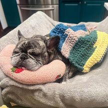 Lit pour Chien Apaisant - Molleton Doux pour Réduire l'Anxiété