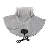 Couverture Électrique pour Cou et Épaules - Soulagement Chaleur et Massage Vibration