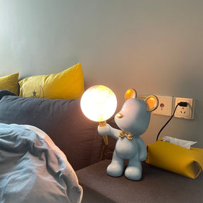 Lampe de Nuit Ours Étoilé - Projection d'Étoiles et Design Créatif