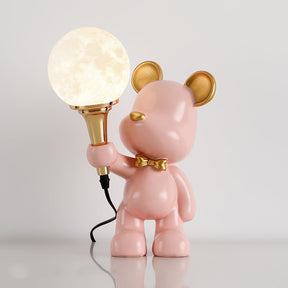 Lampe de Nuit Ours Étoilé - Projection d'Étoiles et Design Créatif