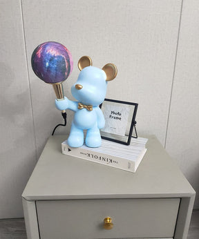 Lampe de Nuit Ours Étoilé - Projection d'Étoiles et Design Créatif