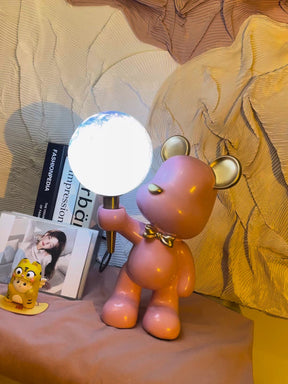 Lampe de Nuit Ours Étoilé - Projection d'Étoiles et Design Créatif