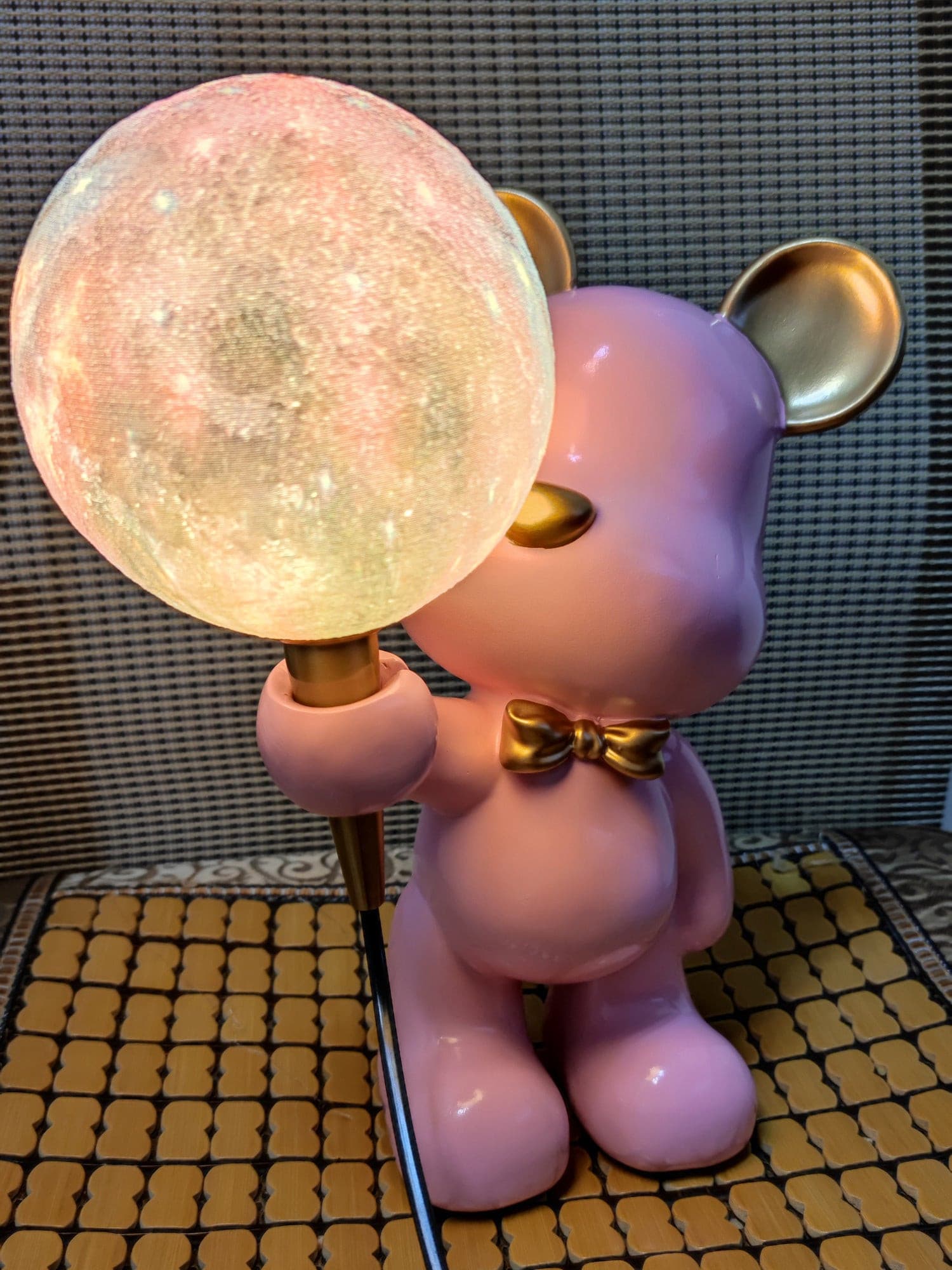 Lampe de Nuit Ours Étoilé - Projection d'Étoiles et Design Créatif