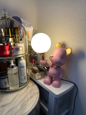 Lampe de Nuit Ours Étoilé - Projection d'Étoiles et Design Créatif