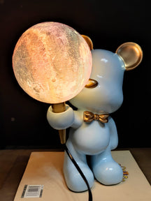 Lampe de Nuit Ours Étoilé - Projection d'Étoiles et Design Créatif