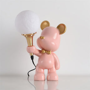 Lampe de Nuit Ours Étoilé - Projection d'Étoiles et Design Créatif