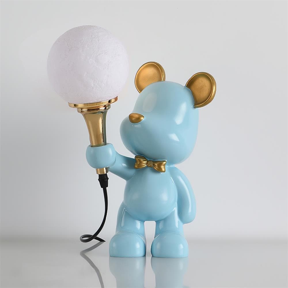 Lampe de Nuit Ours Étoilé - Projection d'Étoiles et Design Créatif