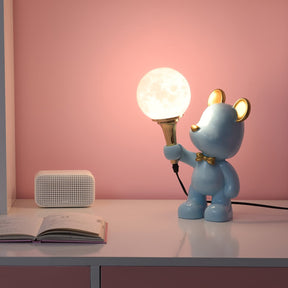 Lampe de Nuit Ours Étoilé - Projection d'Étoiles et Design Créatif