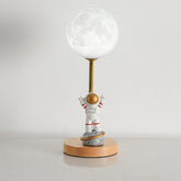 Lampe de Table en Forme de Lune - Design Unique avec Éclairage LED