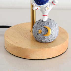 Lampe de Table en Forme de Lune - Design Unique avec Éclairage LED