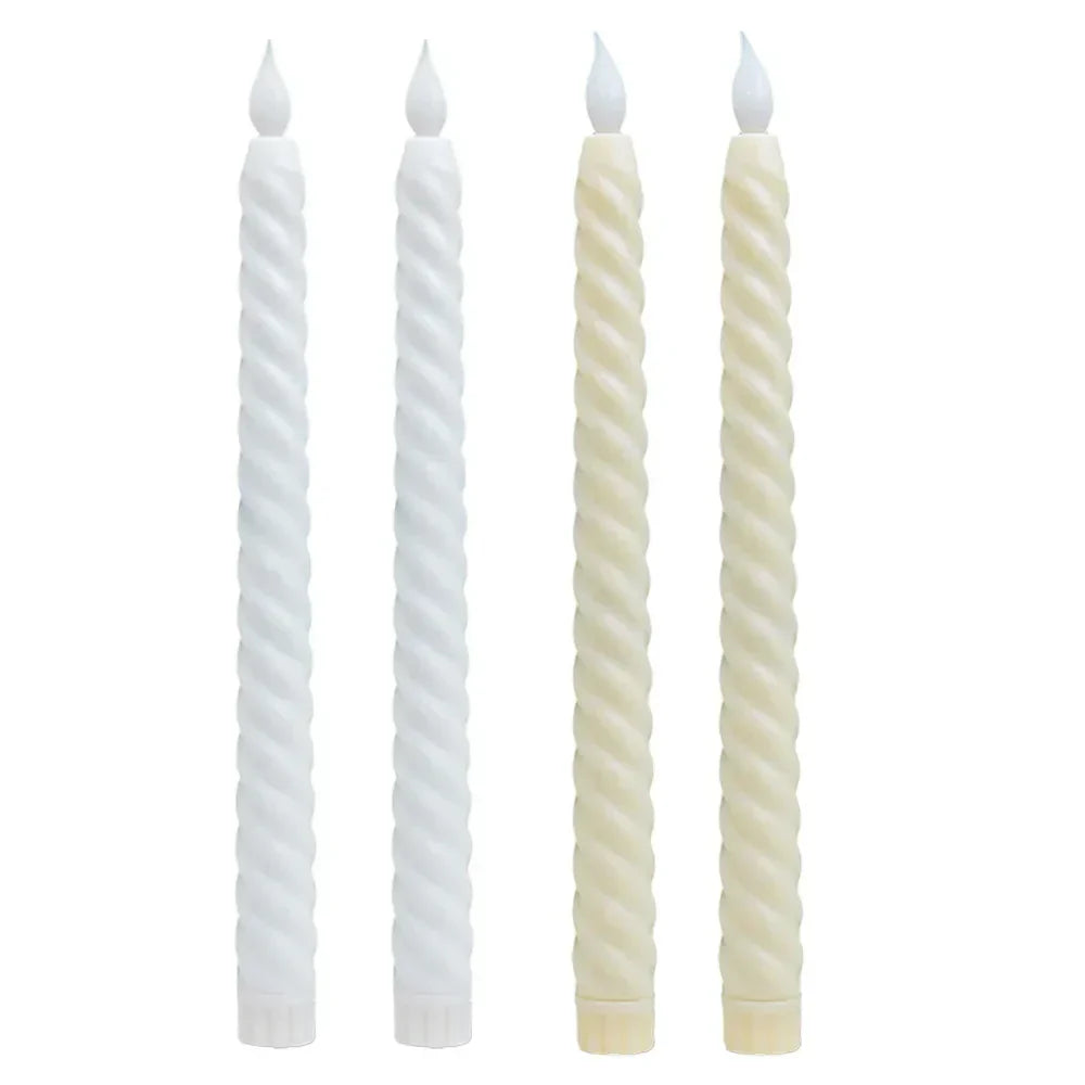 Bougies LED 3D pour Noël - Effet Flamme Réaliste et Sûr
