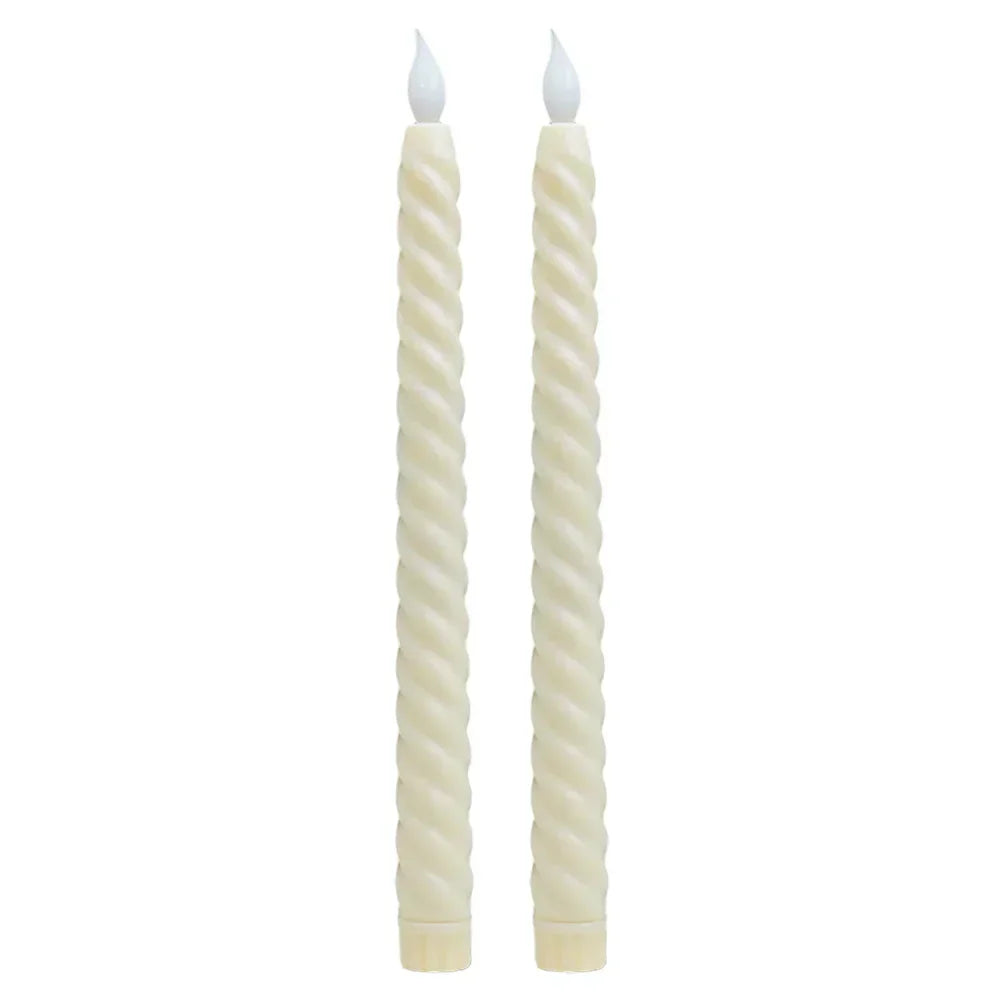 Bougies LED 3D pour Noël - Effet Flamme Réaliste et Sûr