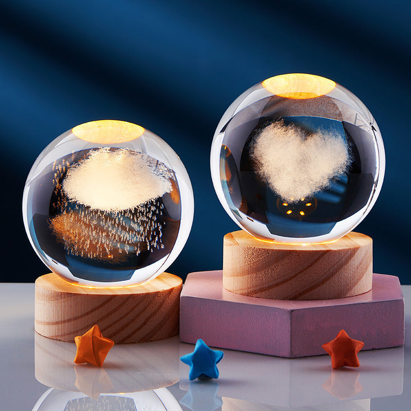 Lampe de Nuit 3D Effet Magique - Atmosphère Enchanteresse et Énergétiquement Efficace
