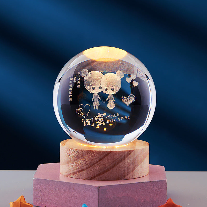 Lampe de Nuit 3D Effet Magique - Atmosphère Enchanteresse et Énergétiquement Efficace