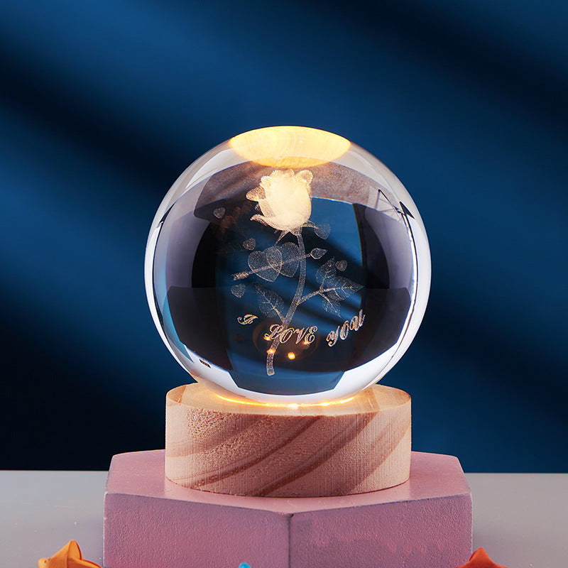 Lampe de Nuit 3D Effet Magique - Atmosphère Enchanteresse et Énergétiquement Efficace