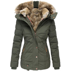 Manteau d'Hiver en Fausse Fourrure - Chic et Chaud pour Jours Froids