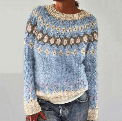 Pull en Laine Chaude pour Femmes - Confort et Élégance pour l'Hiver