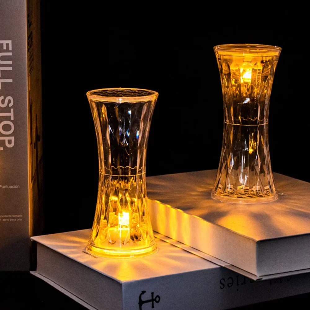 Lampe de Lecture LED en Diamant - Éclairage Élégant et Confortable