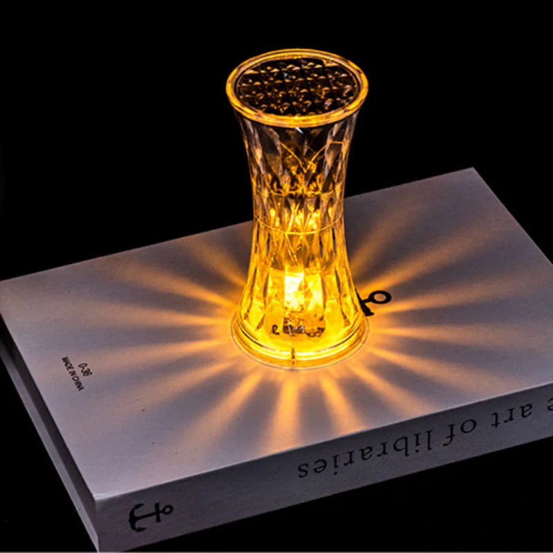 Lampe de Lecture LED en Diamant - Éclairage Élégant et Confortable