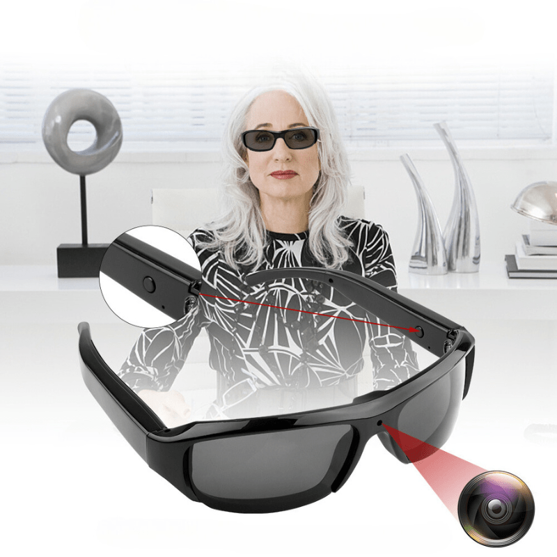 Lunettes Intelligentes 1080P - Enregistrement HD et Design Élégant