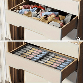 Organisateur de Tiroir Pliable - 24 Compartiments pour Rangement Efficace