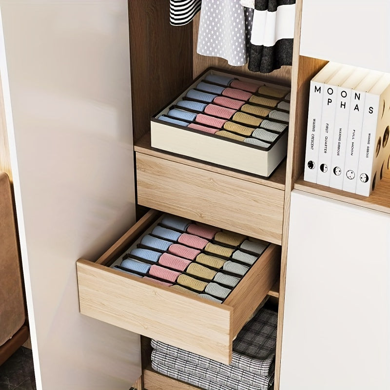 Organisateur de Tiroir Pliable - 24 Compartiments pour Rangement Efficace