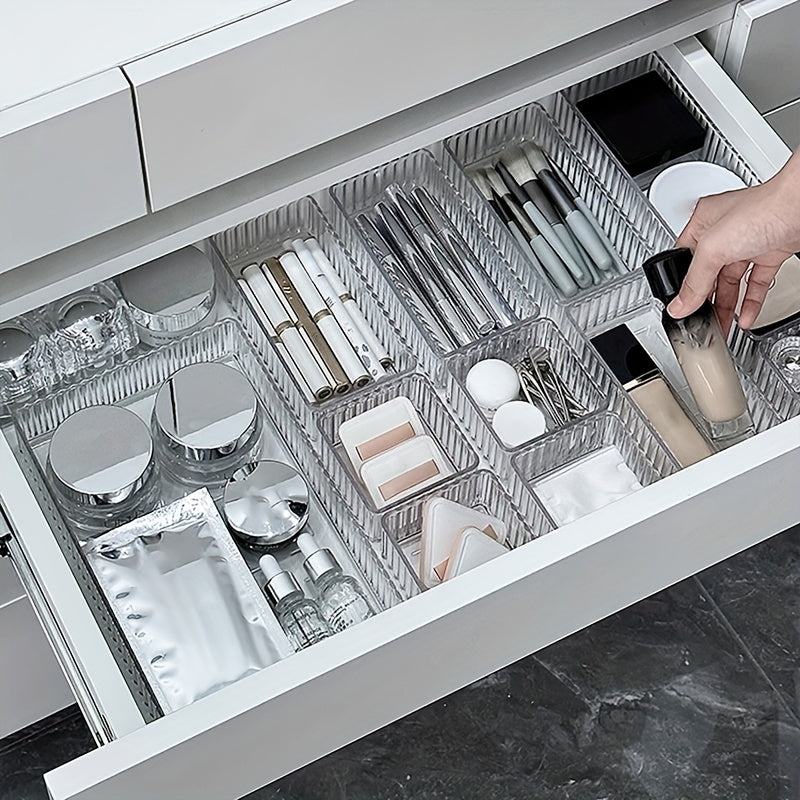 Organisateur de Maquillage Transparent - Tiroirs Spacieux et Élégants