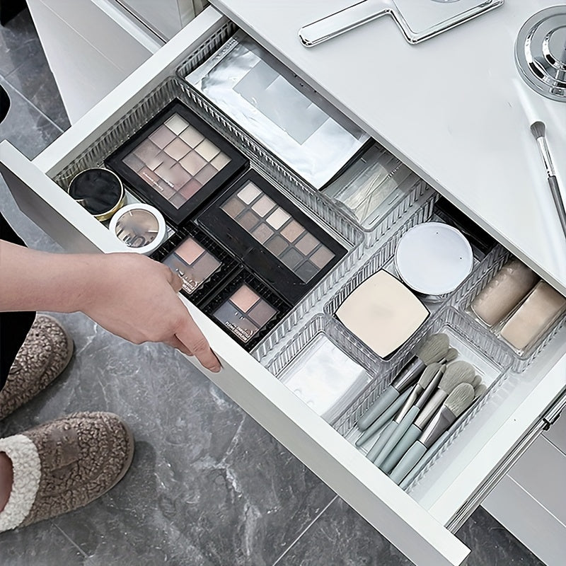 Organisateur de Maquillage Transparent - Tiroirs Spacieux et Élégants