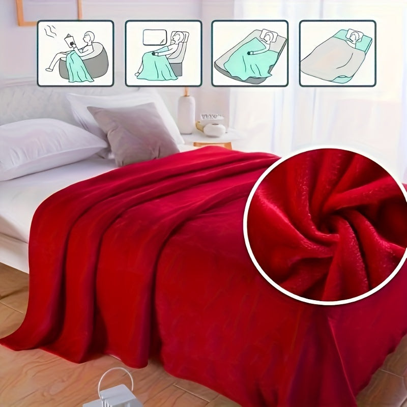 Couverture en Fleece Douce pour Canapé - Confort Ultime et Polyvalent