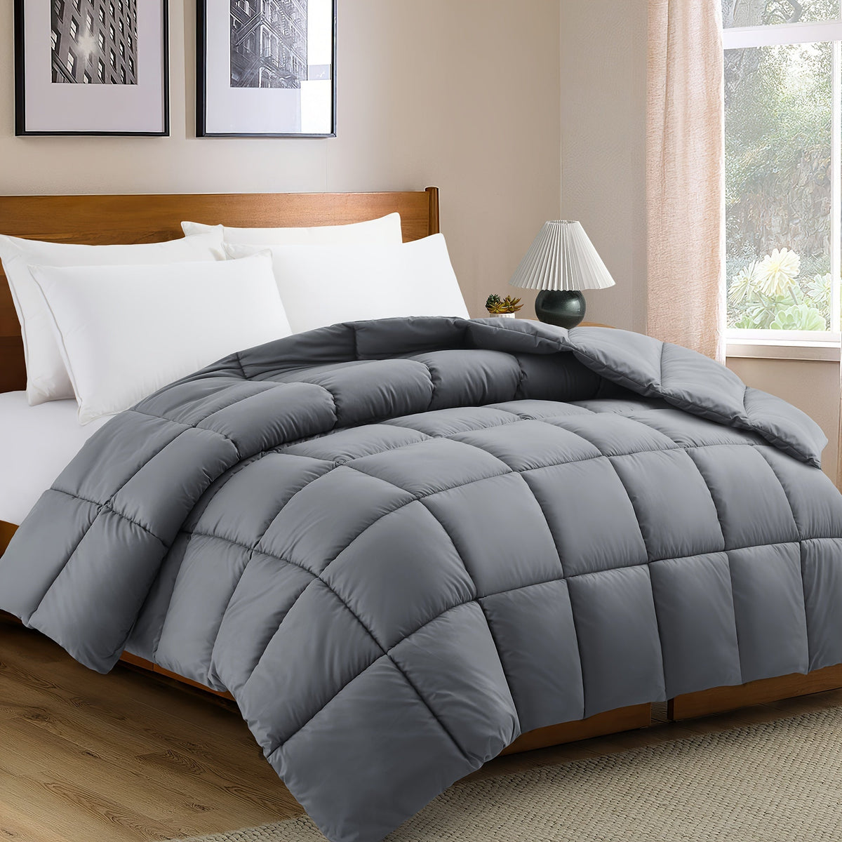 Couette Légère en Polyester - Confort Ultime pour Toutes les Saisons