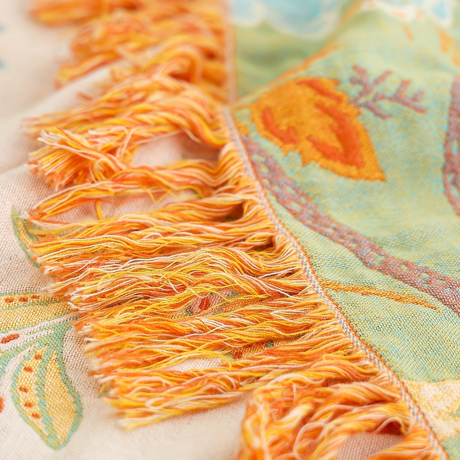 Couverture en Coton Bohémien - Douceur et Style pour Votre Intérieur