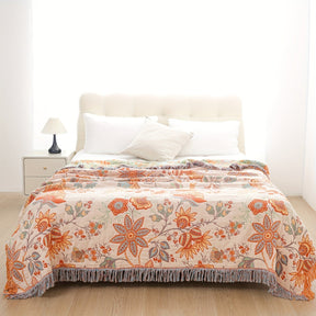 Couverture en Coton Bohémien - Douceur et Style pour Votre Intérieur