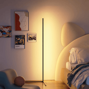 Lampe sur Pied Intelligente - Éclairage Personnalisable et Contrôle Vocal