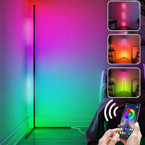 Lampe sur Pied Intelligente - Éclairage Personnalisable et Contrôle Vocal