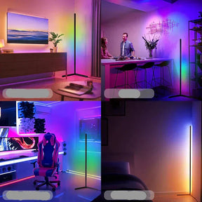 Lampe sur Pied Intelligente - Éclairage Personnalisable et Contrôle Vocal