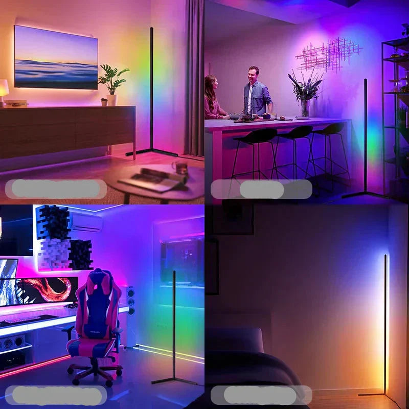 Lampe sur Pied Intelligente - Éclairage Personnalisable et Contrôle Vocal