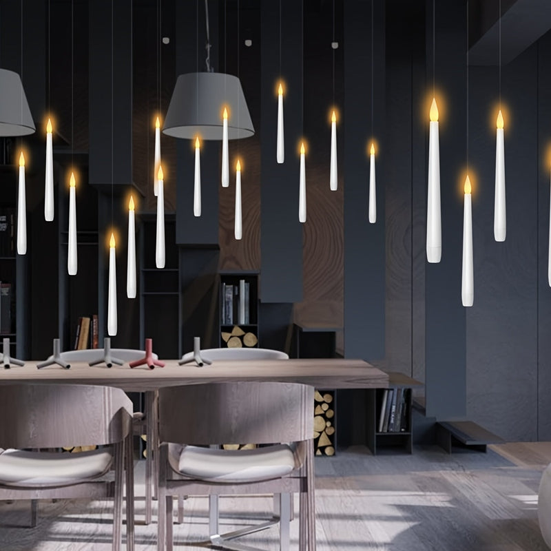 Bougies LED Flottantes Télécommandées - Ambiance Enchantée et Sûre