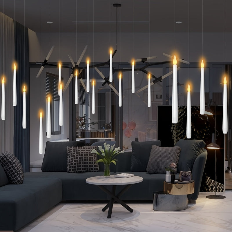 Bougies LED Flottantes Télécommandées - Ambiance Enchantée et Sûre