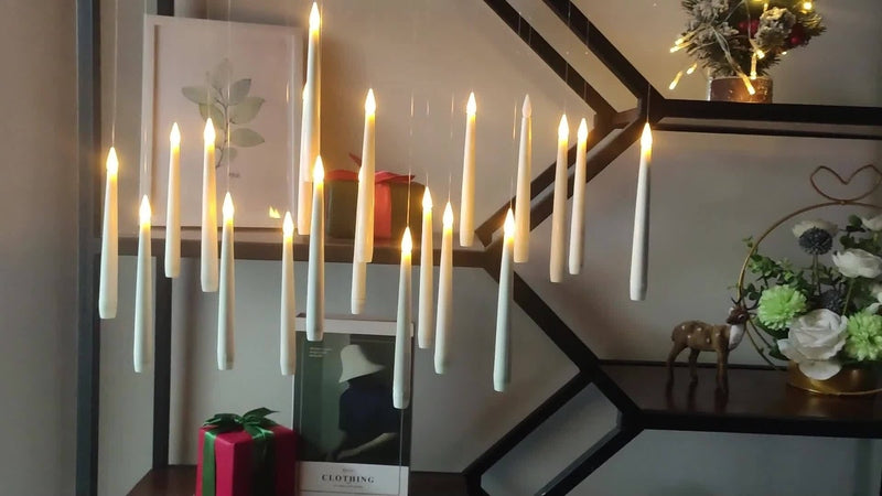 Bougies LED Flottantes Télécommandées - Ambiance Enchantée et Sûre