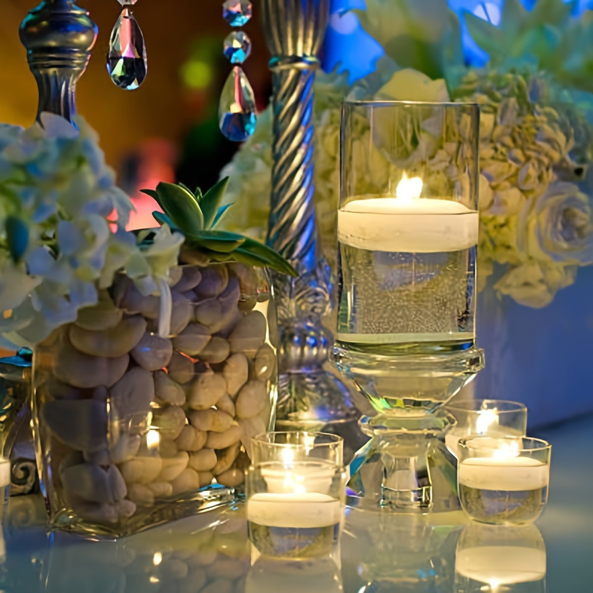 Bougies Flottantes de Luxe pour Mariage - Créez une Ambiance Sereine et Romantique