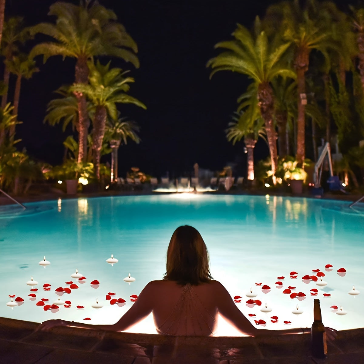 Bougies Flottantes de Luxe pour Mariage - Créez une Ambiance Sereine et Romantique