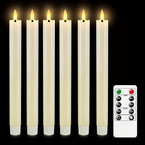 Bougies LED en Cire avec Télécommande - Éclairage Ambiant pour Événements Spéciaux