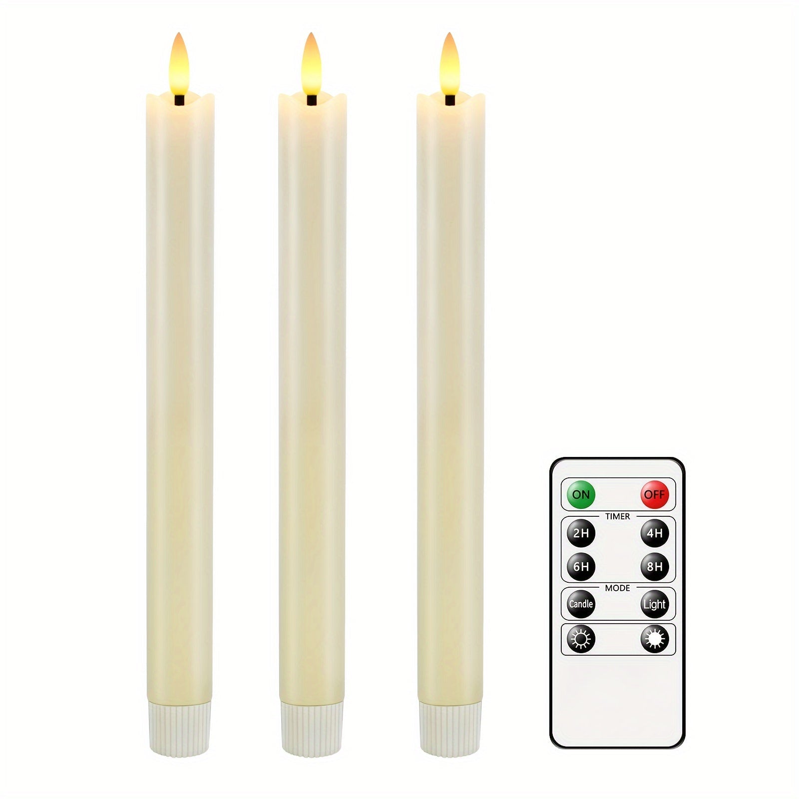 Bougies LED en Cire avec Télécommande - Éclairage Ambiant pour Événements Spéciaux