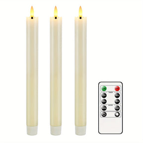 Bougies LED en Cire avec Télécommande - Éclairage Ambiant pour Événements Spéciaux
