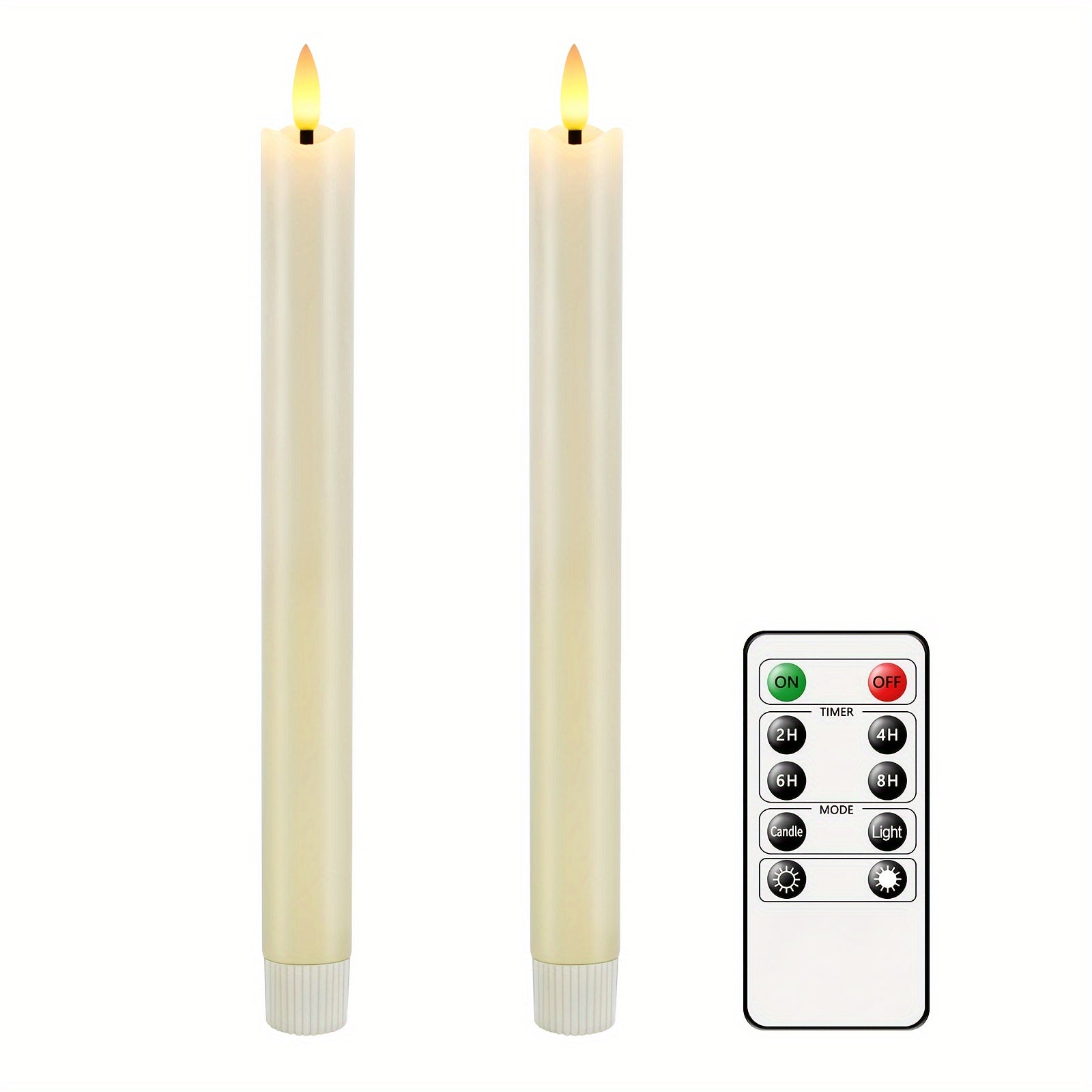 Bougies LED en Cire avec Télécommande - Éclairage Ambiant pour Événements Spéciaux