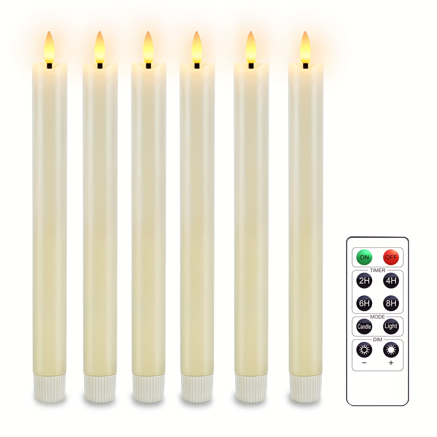 Bougies LED en Cire avec Télécommande - Éclairage Ambiant pour Événements Spéciaux